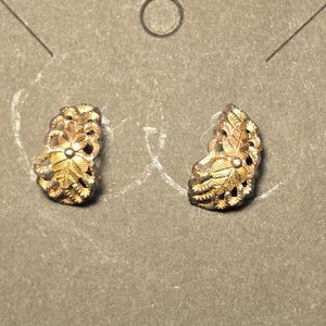 Sterling Silver and 12kt gold Earrings